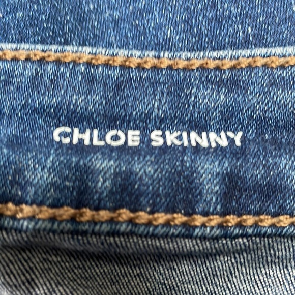 DL1961 Jeans Girls Big Kid 16 Chloe Skinny Medium Wash Stretch Denim Distressed - Picture 10 of 16